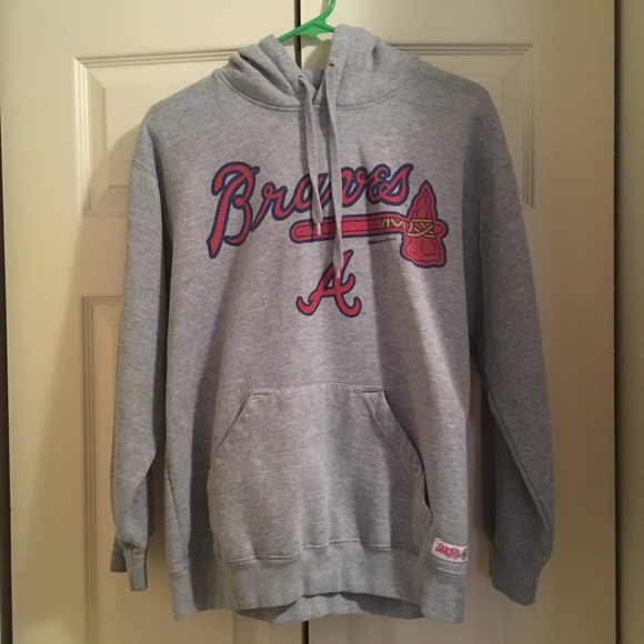 atlanta braves hooded sweatshirt